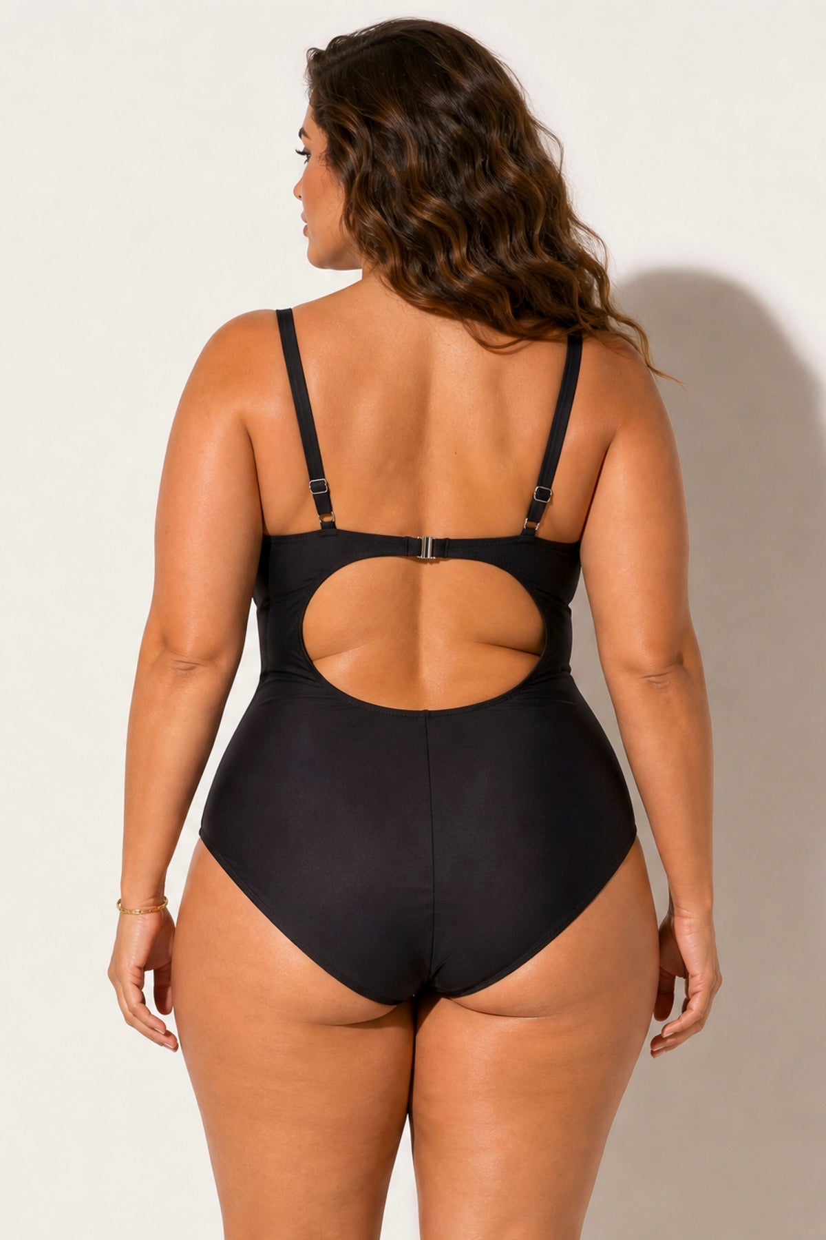 Plus Size Ocean Sonata Swimsuit - Black