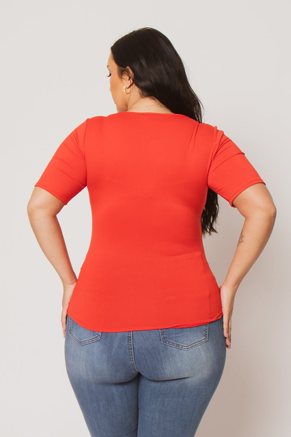 Plus Size Camila Top - Red