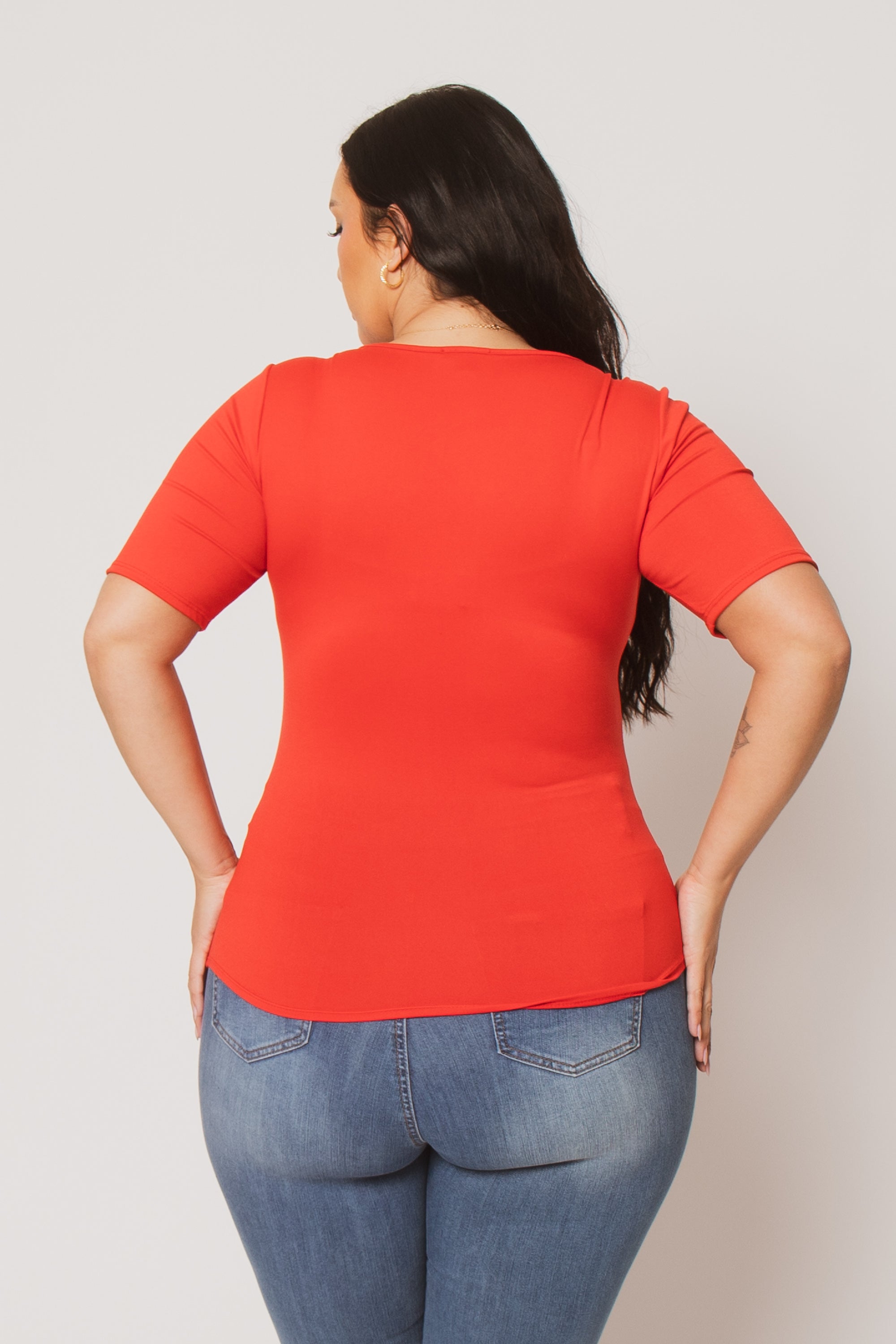Plus Size Camila Top - Red